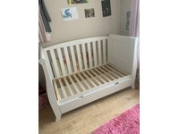 kiddicare sleigh cot bed